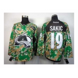 NHL Jerseys Colorado Avalanche #19 Sakic Camo Jerseys[patch C]