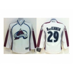 Youth nhl jerseys colorado avalanche #29 mackinnon white