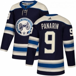 Youth Adidas Columbus Blue Jackets 9 Artemi Panarin Authentic Navy Blue Alternate NHL Jersey 