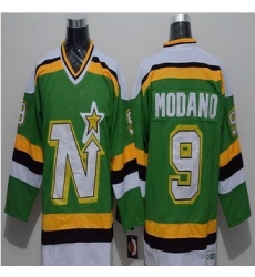 Dallas Stars #9 Mike Modano Stitched Green CCM Throwback NHL Jersey