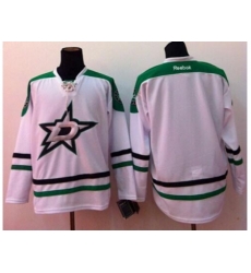 Dallas Stars Blank White Stitched NHL Jersey