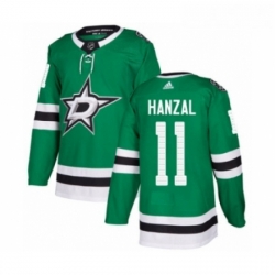 Youth Adidas Dallas Stars 11 Martin Hanzal Premier Green Home NHL Jersey 