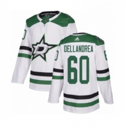 Youth Adidas Dallas Stars 60 Ty Dellandrea Authentic White Away NHL Jersey 