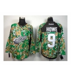 NHL Jerseys Detroit Red Wings #9 Howe Camo[patch C]