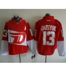 Red Wings #13 Pavel Datsyuk Red 2016 Stadium Series Stitched NHL Jersey