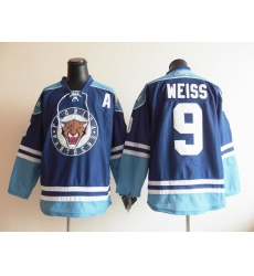 Florida Panthers 9 Stephen Weiss Blue NHL Jerseys