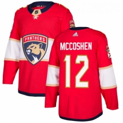 Youth Adidas Florida Panthers 12 Ian McCoshen Authentic Red Home NHL Jersey 