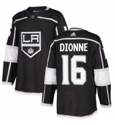 Mens Adidas Los Angeles Kings 16 Marcel Dionne Authentic Black Home NHL Jersey 