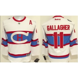 Canadiens #11 Brendan Gallagher White 2016 Winter Classic Stitched Youth NHL Jersey