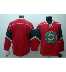 Minnesota Wild Blank Red Jerseys