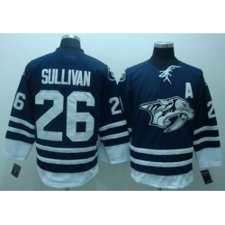 RBK Nashville Predators 26# SULLIVAN Premier BLUE Jersey