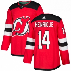 Mens Adidas New Jersey Devils 14 Adam Henrique Premier Red Home NHL Jersey 