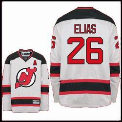 New Jersey Devils #26 Elias Red Hockey white Jersey
