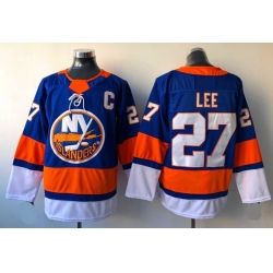 Men New York Islanders 27 Anders Lee Royal Adidas Jersey Stitched C Patch