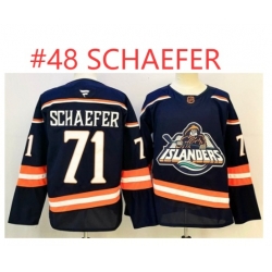 Men New York Islanders 48 Matthew Schaefer Navy 2024 25 Stitched Hockey Jersey