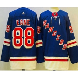 Men's New York Rangers #88 Patrick Kane Blue Authentic Jersey