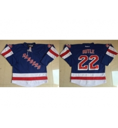 New York Rangers #22 Dan Boyle Blue Stitched NHL Jersey