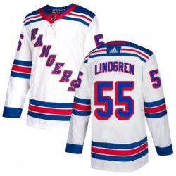 Ryan Lindgren New York Rangers Men's Adidas Authentic White Jersey