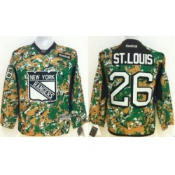 Kids New York Rangers 26 Martin St. Louis Camo NHL Jerseys