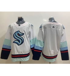 Seattle Kraken Blank White Adidas Jersey