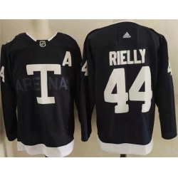 Men's Toronto Maple Leafs 44 Morgan Rielly Navy 2022 NHL Heritage Classic Adidas Jersey