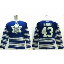 Kids Toronto Maple Leafs 43 Nazem Kadri 2014 Winter Classic Blue NHL Jersey