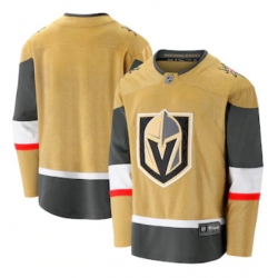 Men Vegas Golden Knights Fanatics Branded Gold 2020 21 Alternate Premier Breakaway Jersey