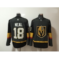 Vegas Golden Knights 18 James Neal Gray With Special Glittery Logo Adidas Jersey