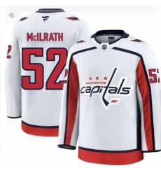 Men Washington Capitals 52 Dylan Mcilrath White Jersey Men Washington Capitals 52 Dylan Mcilrath White Jersey