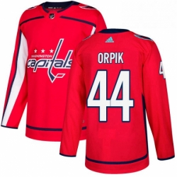 Youth Adidas Washington Capitals 44 Brooks Orpik Authentic Red Home NHL Jersey 