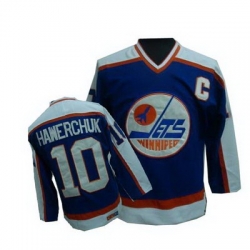 Winnipeg Jets #10 HAWERCHUK blue Jersey