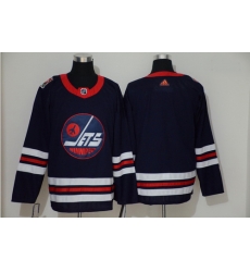 Winnipeg Jets Blank Navy 2019 Heritage Classic Breakaway Adidas Jersey