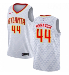 Youth Nike Atlanta Hawks 44 Pete Maravich Swingman White NBA Jersey Association Edition