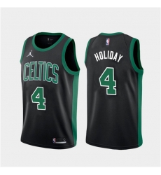 Men Boston Celtics 4 Jrue Holiday Black 2023 Statement Edition Stitched Basketball Jersey