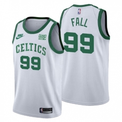 Men Boston Celtics 99 Tacko Fall Men Nike Releases Classic Edition NBA 75th Anniversary Jersey White