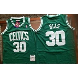 Men Boston Celtis Len Bias Green Hardwood Classic Mitchell Ness Jersey