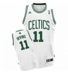 Mens Adidas Boston Celtics 11 Kyrie Irving Swingman White Home NBA Jersey 