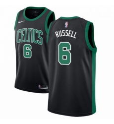 Mens Adidas Boston Celtics 6 Bill Russell Swingman Black NBA Jersey Statement Edition