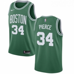 Womens Nike Boston Celtics 34 Paul Pierce Swingman GreenWhite No Road NBA Jersey Icon Edition 