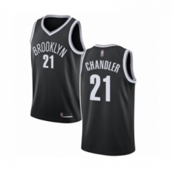 Youth Brooklyn Nets 21 Wilson Chandler Authentic Black Basketball Jersey Icon Edition 