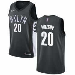 Youth Nike Brooklyn Nets 20 Timofey Mozgov Swingman Gray NBA Jersey Statement Edition