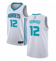 Womens Nike Jordan Charlotte Hornets 12 Dwight Howard Authentic White NBA Jersey Association Edition