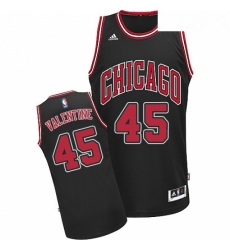 Youth Adidas Chicago Bulls 45 Denzel Valentine Swingman Black Alternate NBA Jersey