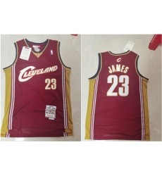 Cavaliers 23 Lebron James Red 2003 04 Hardwood Classics Jersey