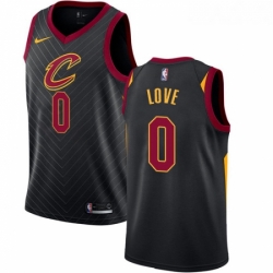 Womens Nike Cleveland Cavaliers 0 Kevin Love Swingman Black Alternate NBA Jersey Statement Edition