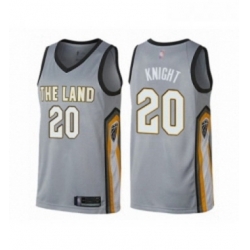 Youth Cleveland Cavaliers 20 Brandon Knight Swingman Gray Basketball Jersey City Edition 