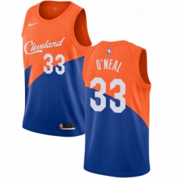 Youth Nike Cleveland Cavaliers 33 Shaquille ONeal Swingman Blue NBA Jersey City Editi