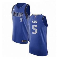 Womens Nike Dallas Mavericks 5 Jason Kidd Authentic Royal Blue Road NBA Jersey Icon Edition