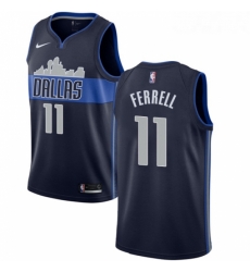 Youth Nike Dallas Mavericks 11 Yogi Ferrell Authentic Navy Blue NBA Jersey Statement Edition 