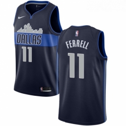 Youth Nike Dallas Mavericks 11 Yogi Ferrell Swingman Navy Blue NBA Jersey Statement Edition 